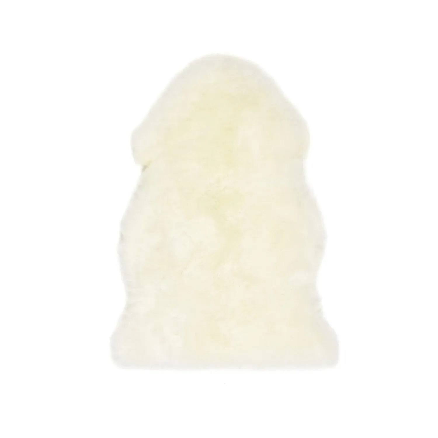 Single Sheepskin Rug - Cream, Genuine Wool image