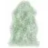 Single Sheepskin Rug - Green, Natural Wool