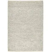 Textured Rug - Grey, Wool Blend