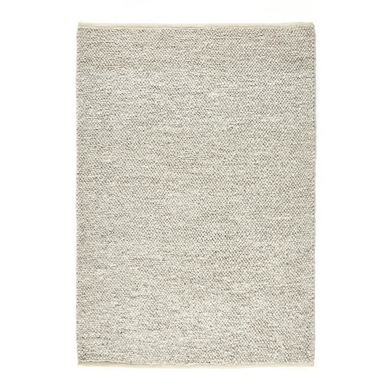Textured Rug - Grey, Wool Blend image