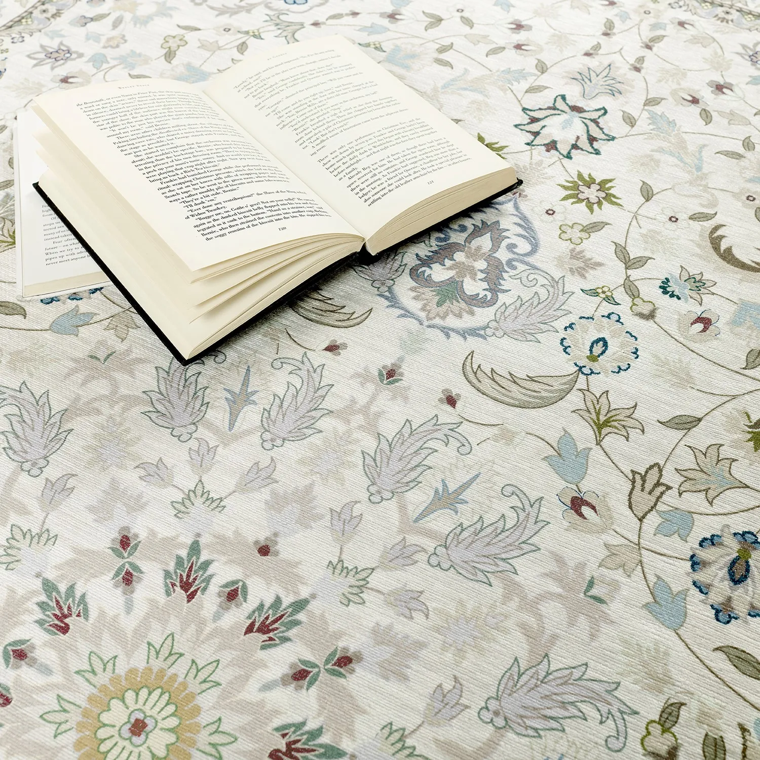 Washable Persian Rug - Beige, Chenille