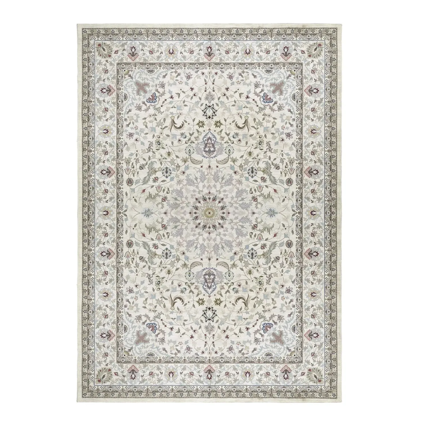 Washable Persian Rug - Beige, Chenille image
