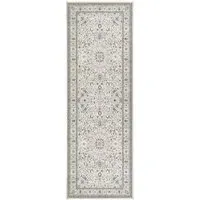 Washable Persian Runner Rug - Beige, Chenille