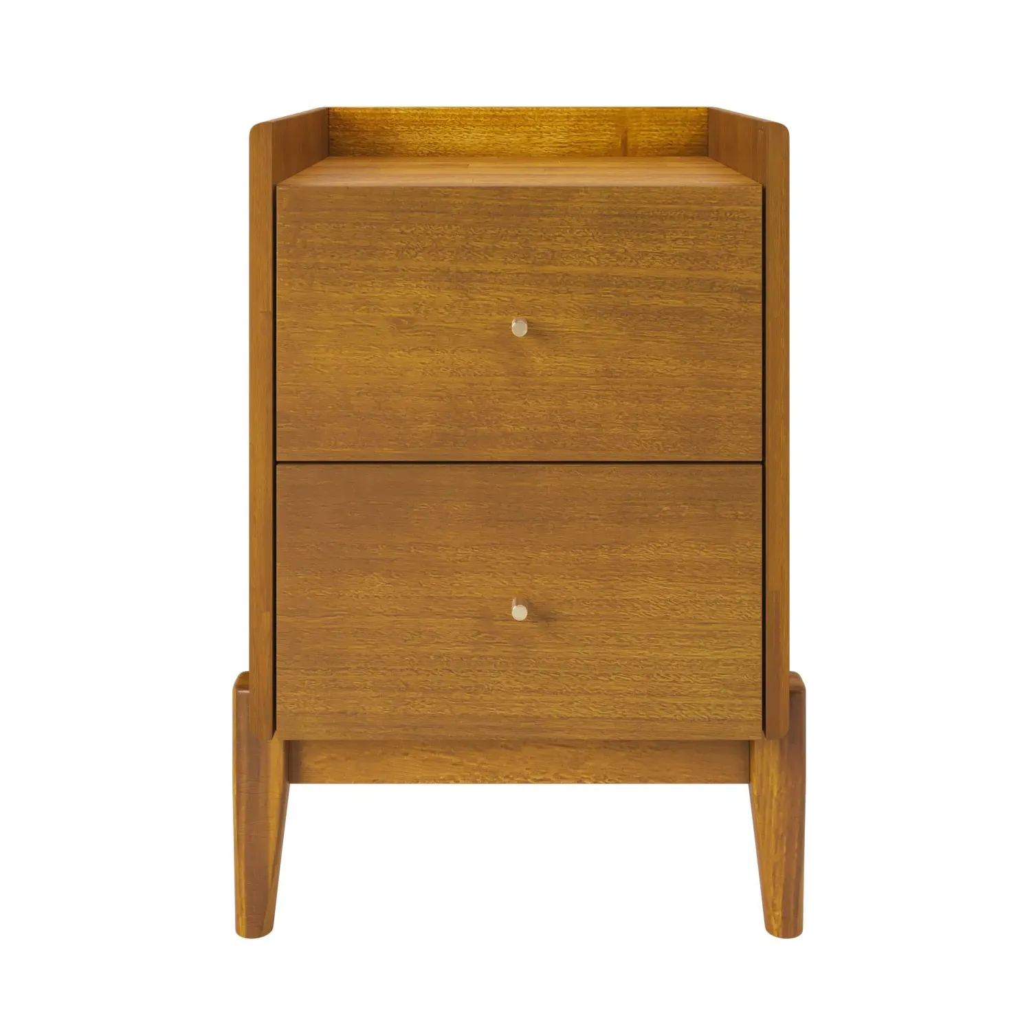 2-Drawer Bedside Table - Wood, Eucalyptus