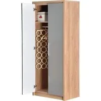2 Door Wardrobe - Oak, Veneer