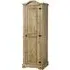 Single Door Wardrobe - Wood, Solid Pine