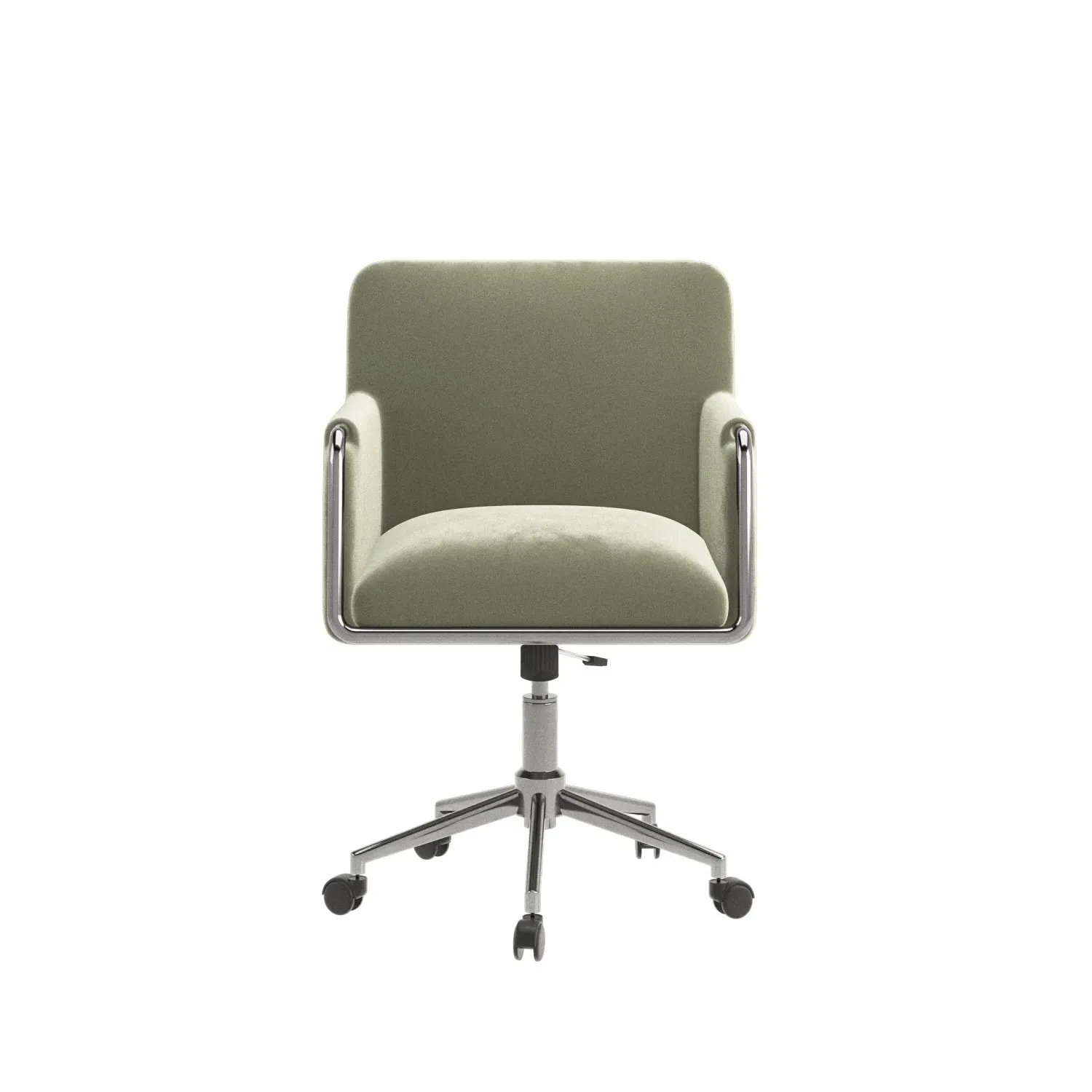 Office Chair with Adjustable Height - Sage, Velvet