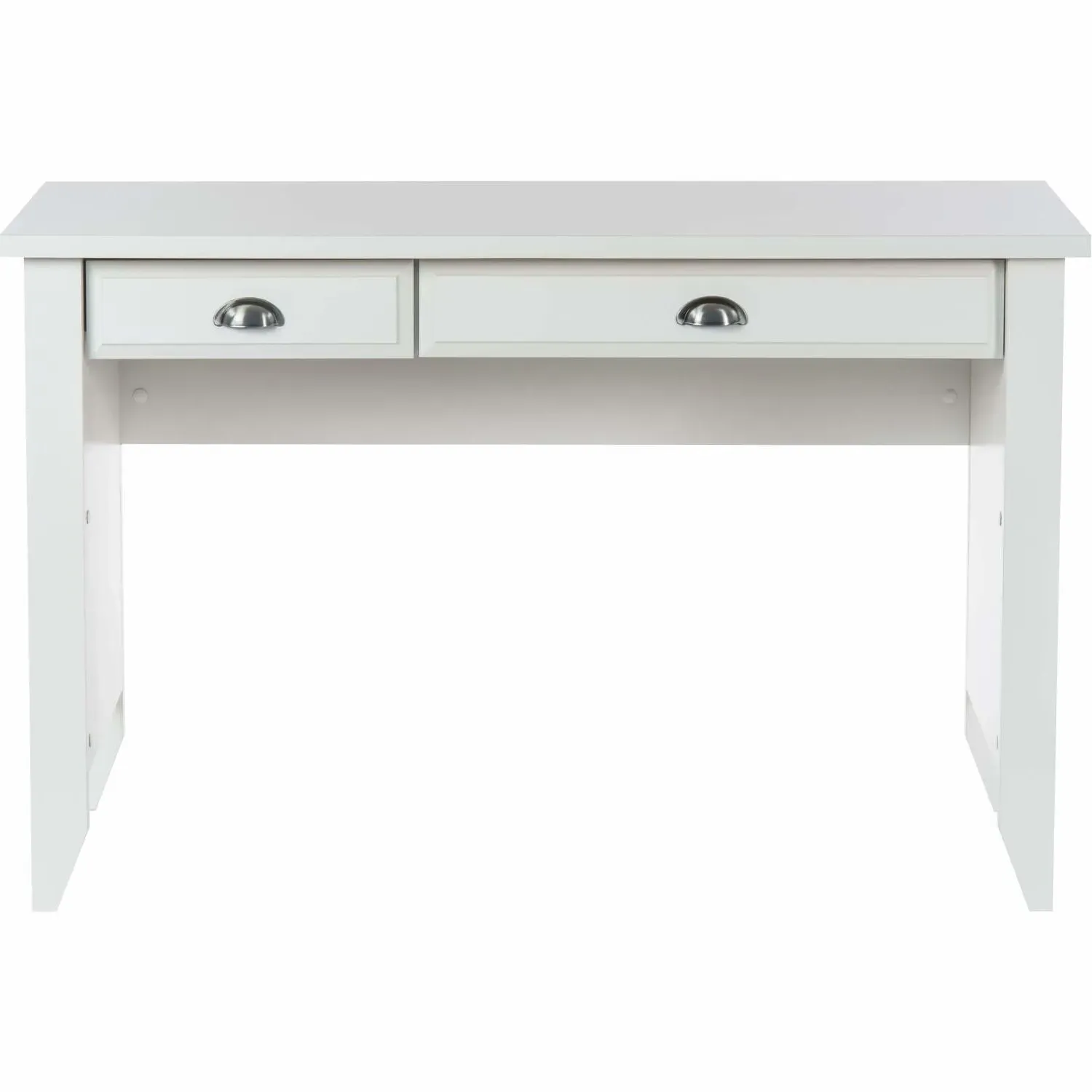 Desk with Drawers - White, Wood