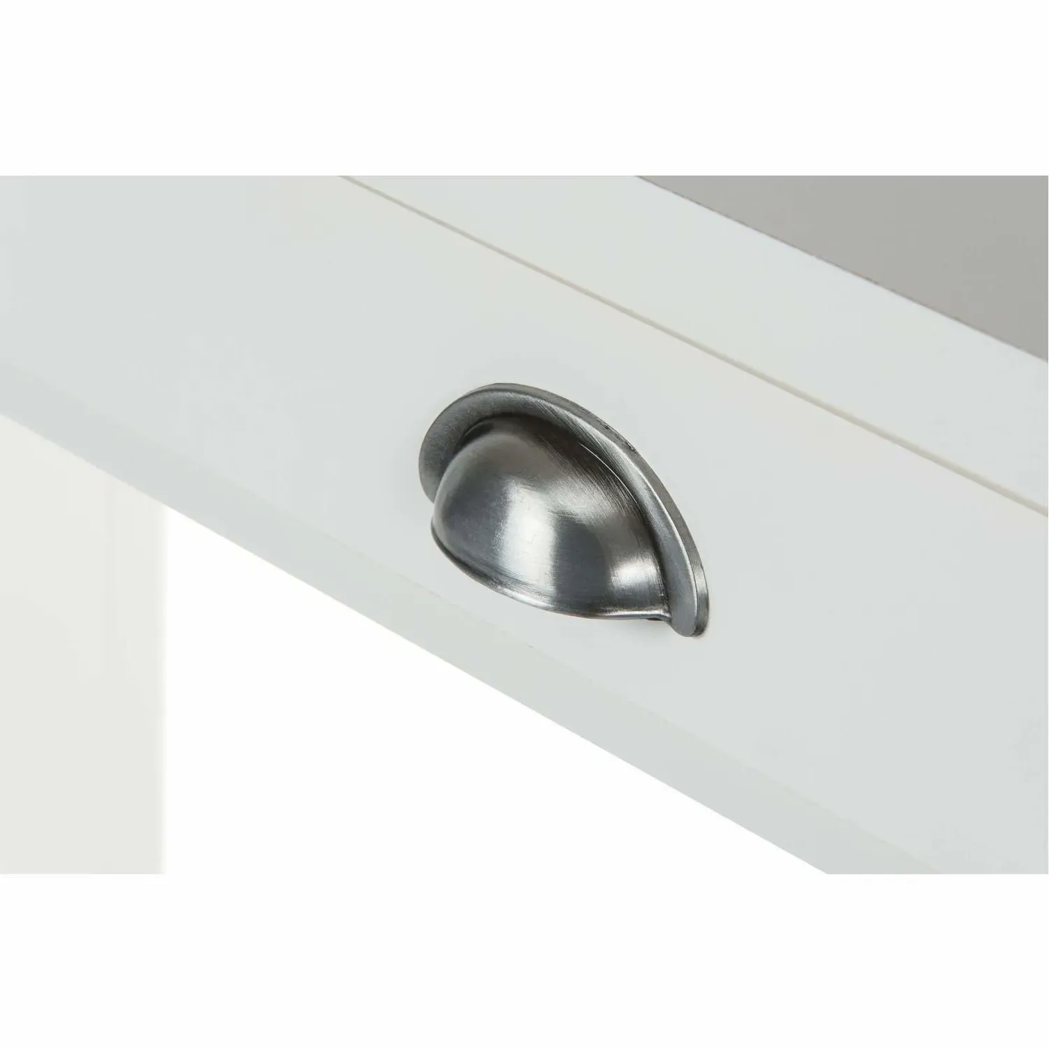 Desk with Drawers - White, Wood