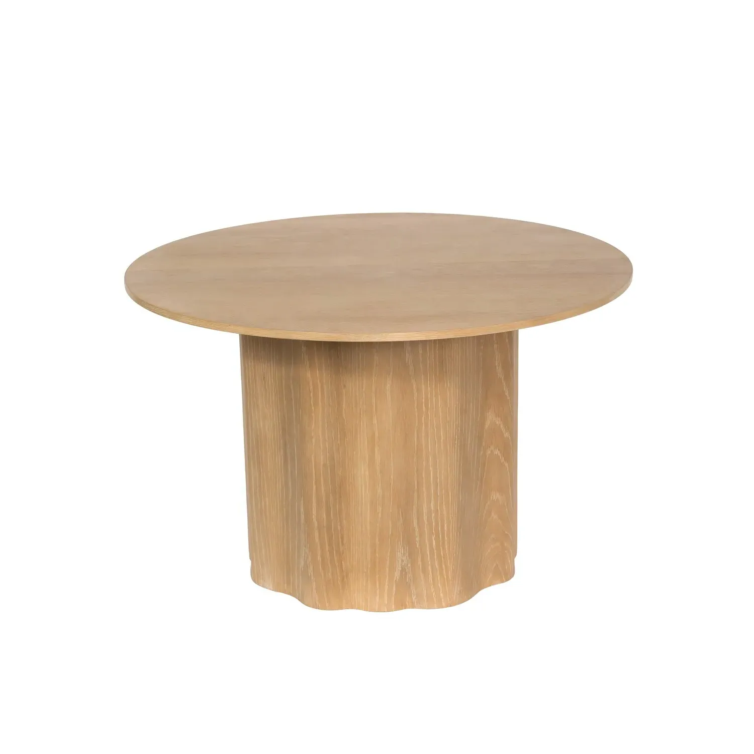 Round Dining Table Set with 4 Chairs - Oak