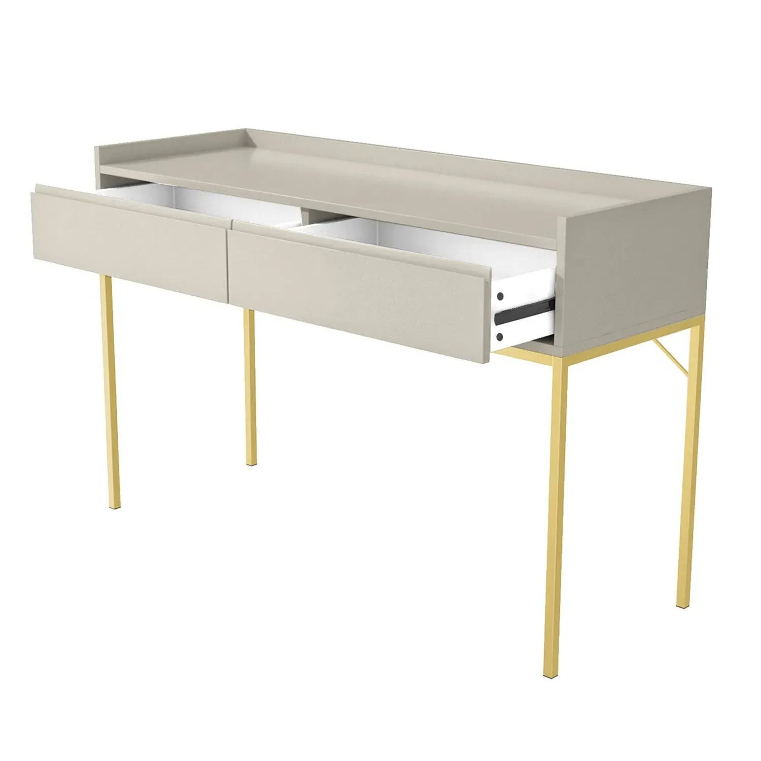 2-Drawer Dressing Table - Taupe, MDF