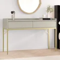 2-Drawer Dressing Table - Taupe, MDF