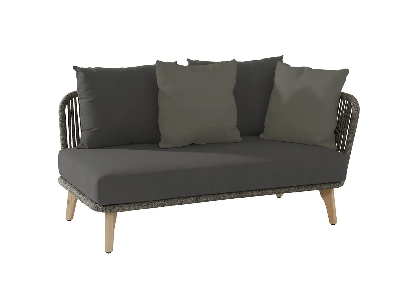2-Seater Right Arm Sofa - Grey image