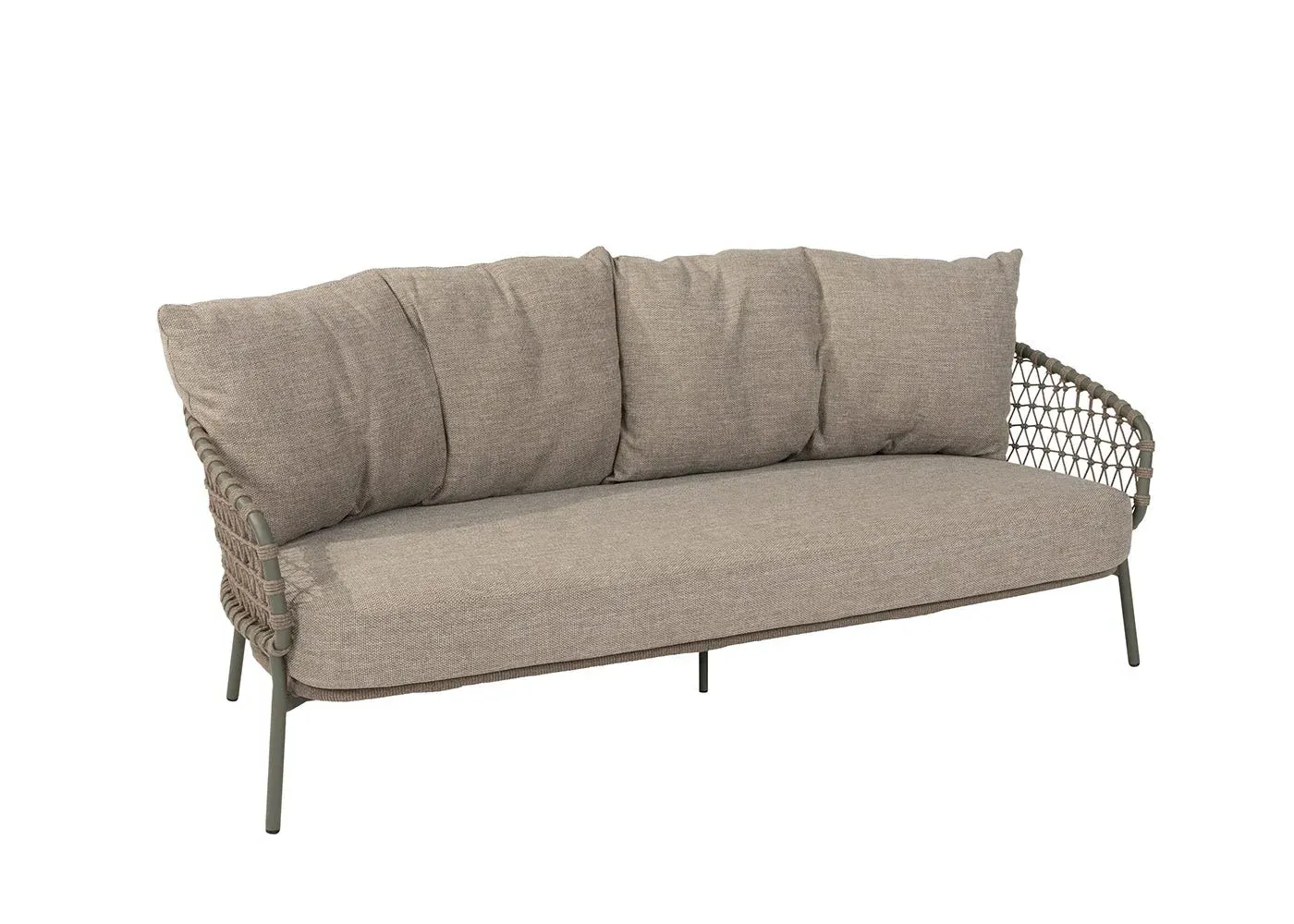 3-Seater Outdoor Sofa - Green image