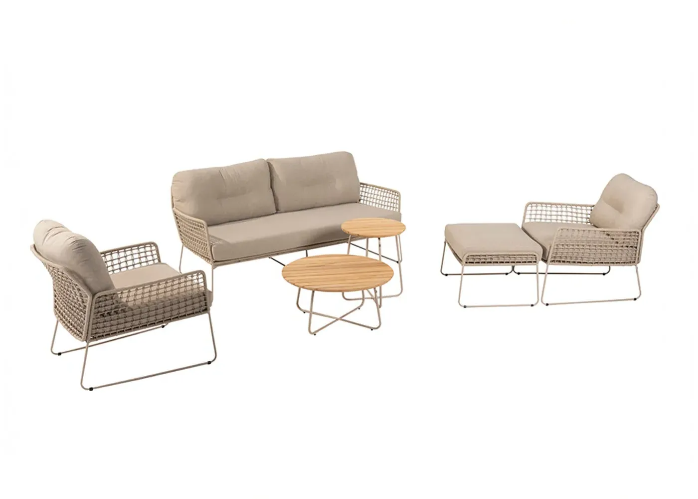Outdoor Lounge Set - Cream image