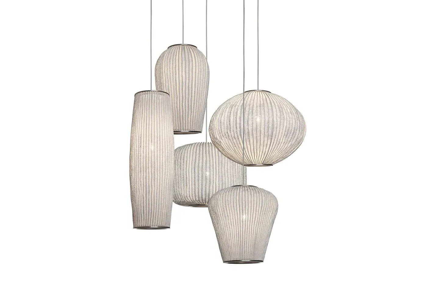 Coral Chandelier 5-Light - White image