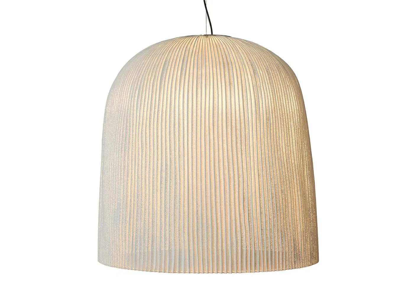 Extra Large Pendant Light - White, Steel Mesh