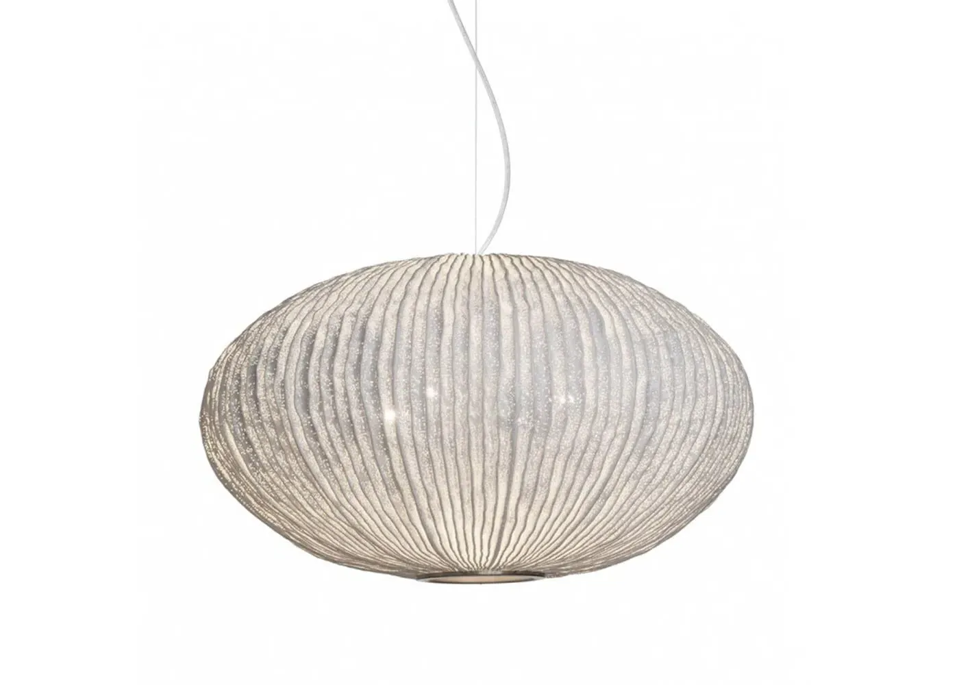 Large Coral Pendant Light Sea Urchin - White
