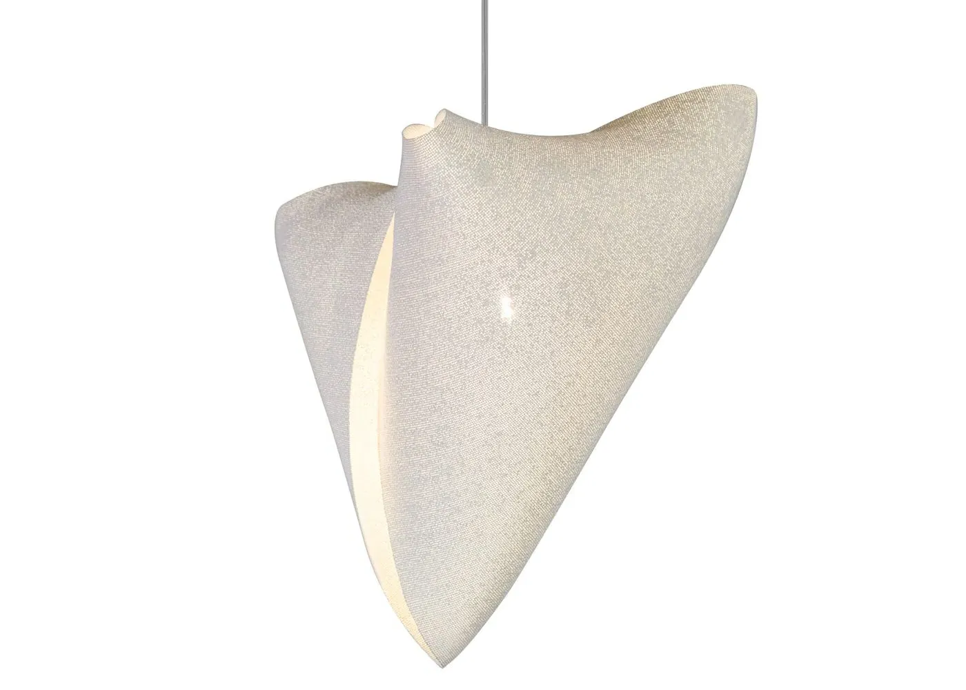Pendant Light with Steel Mesh - Cream image