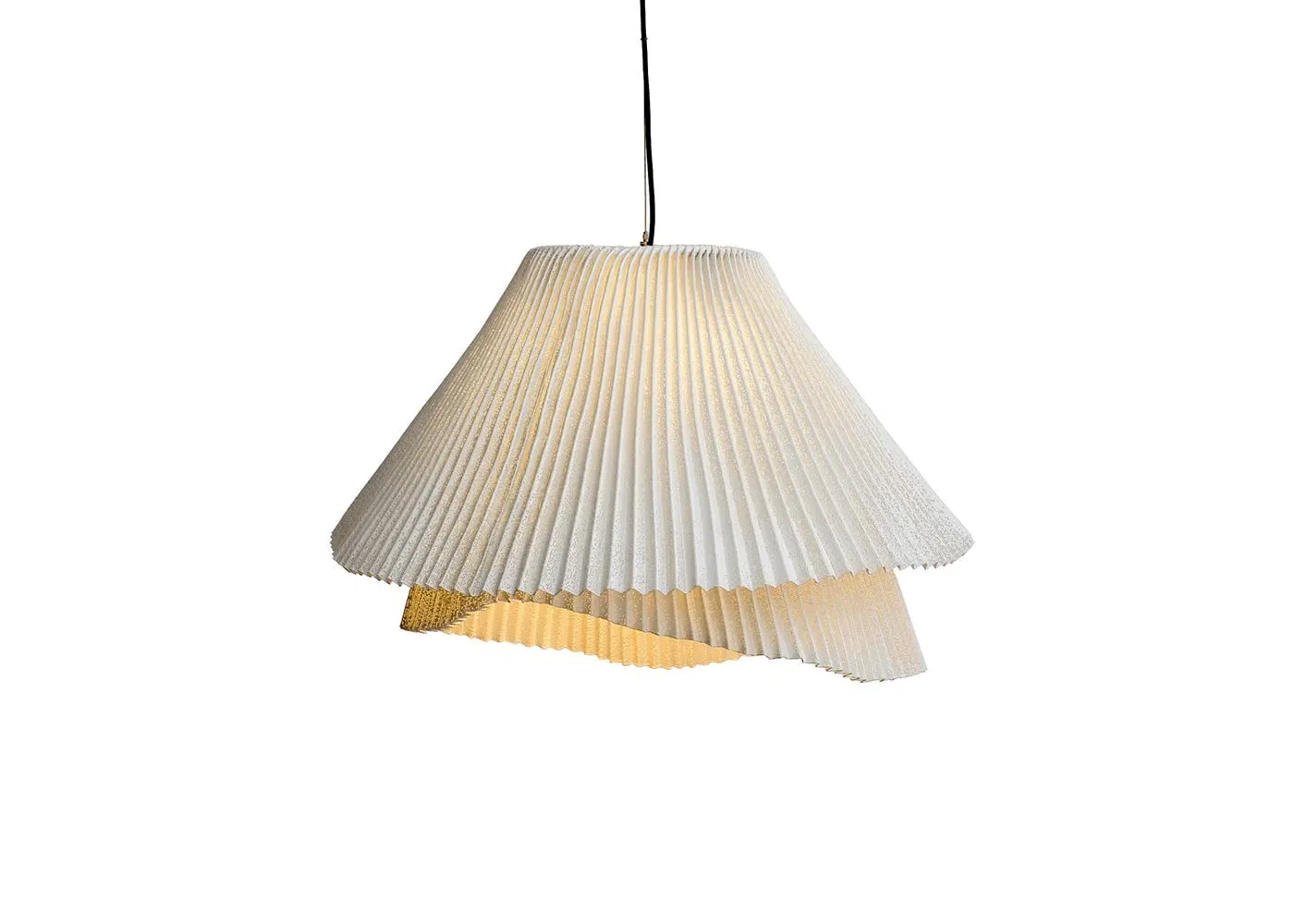 Small Pendant Light - Cream, Stainless Steel image