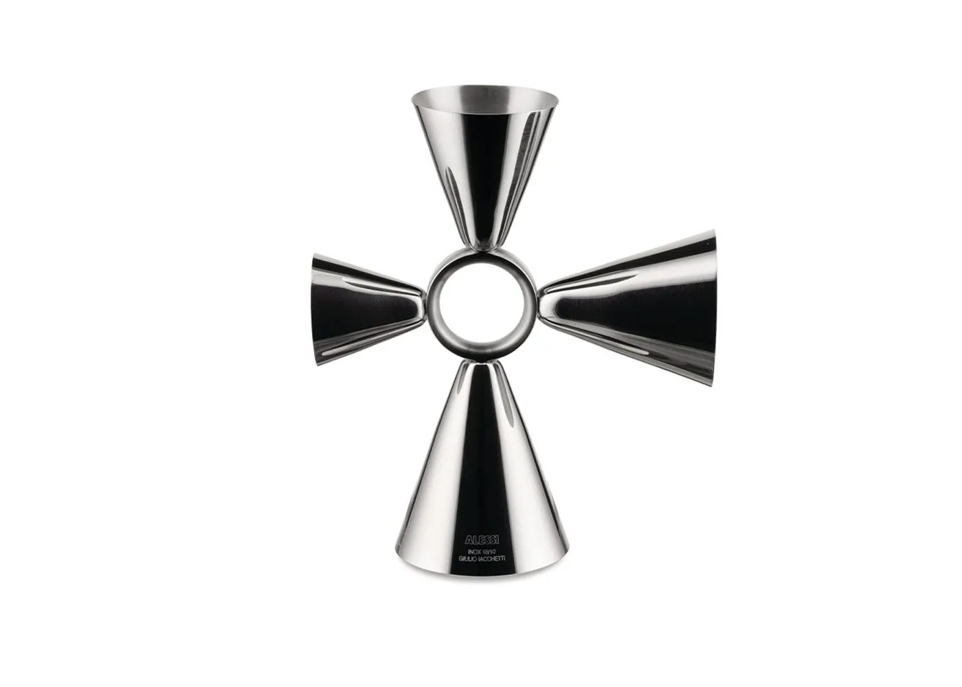 Combo Jigger Bar Tool - Silver, Stainless Steel image