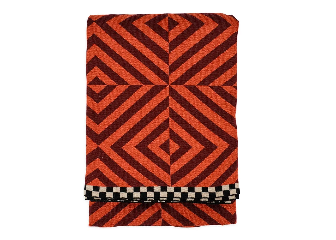 Merino Wool Throw - Sienna, Shadow Weave image