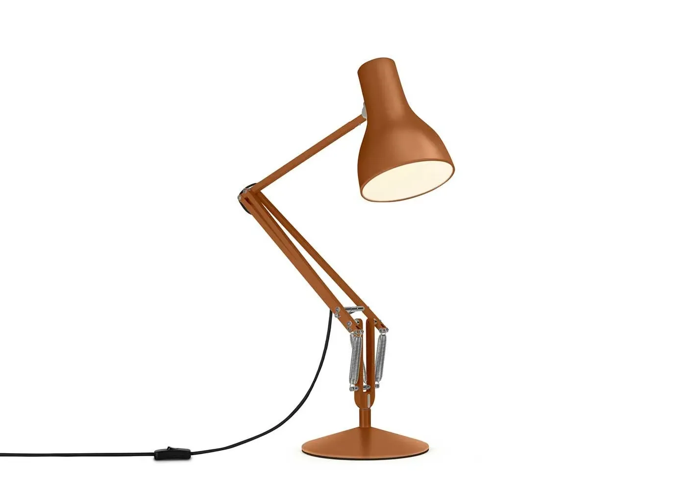Adjustable Desk Lamp with Springs - Sienna, Aluminium