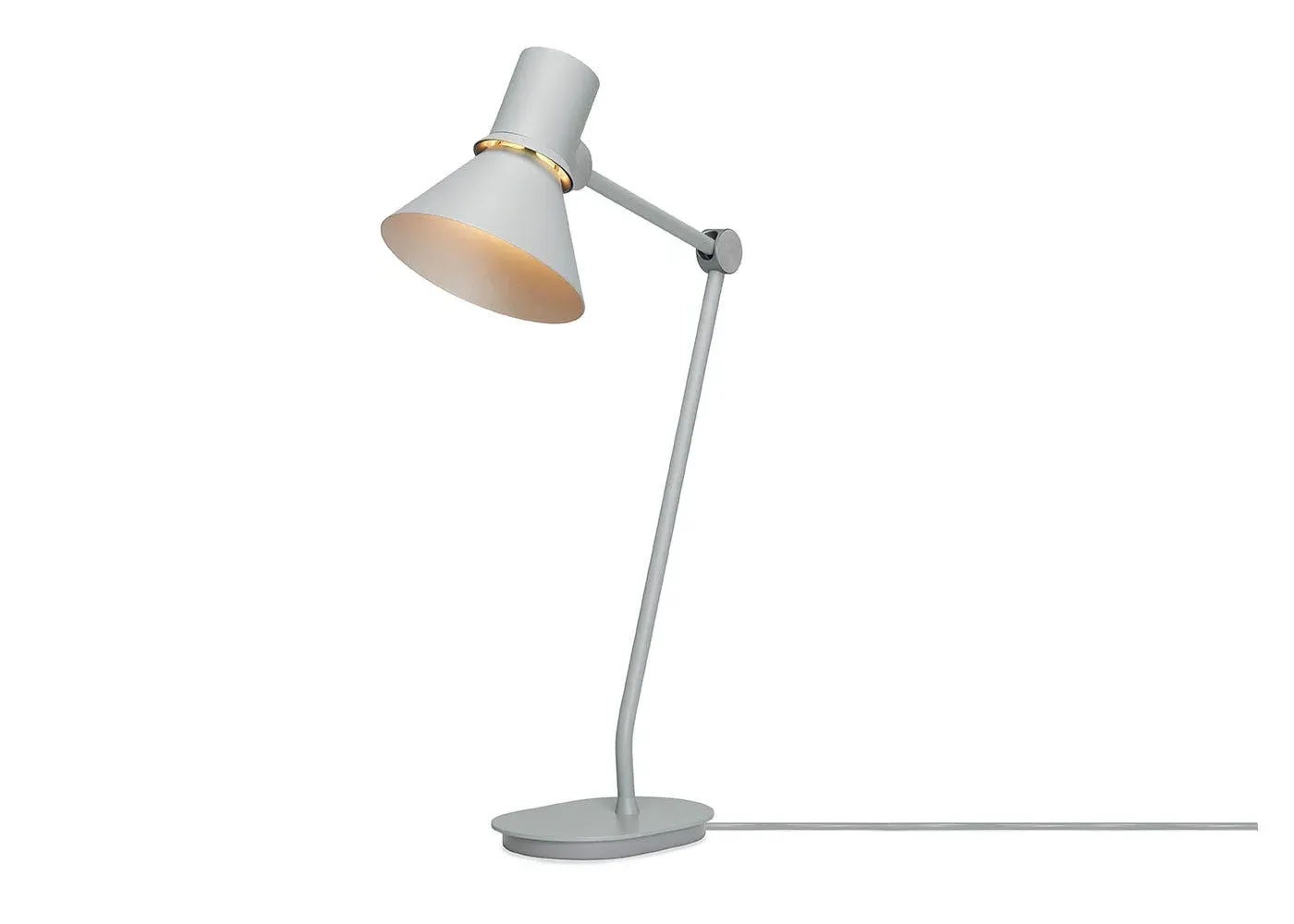 Adjustable Table Lamp with Push Switch - Grey