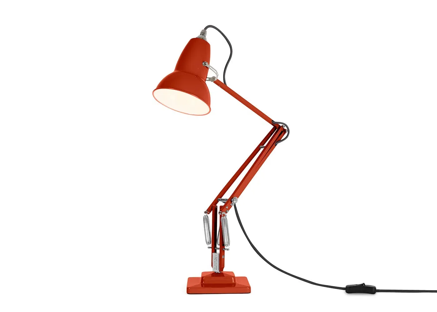 Articulated Desk Lamp with Springs - Grey, Aluminium