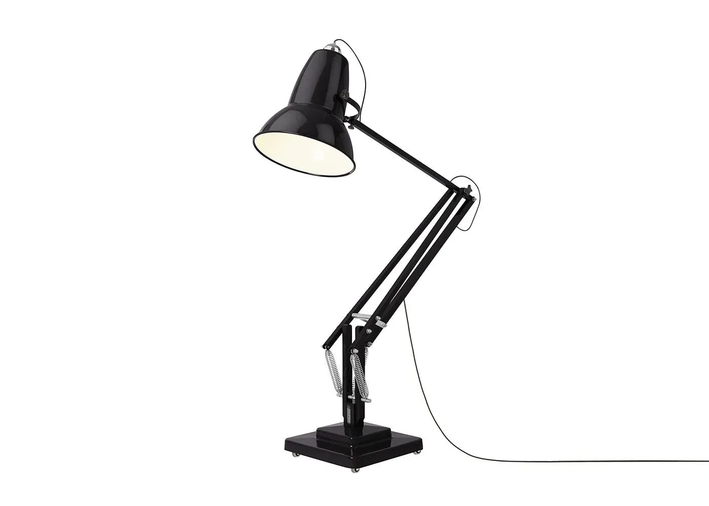 Giant Floor Lamp with Articulated Arms - Black image