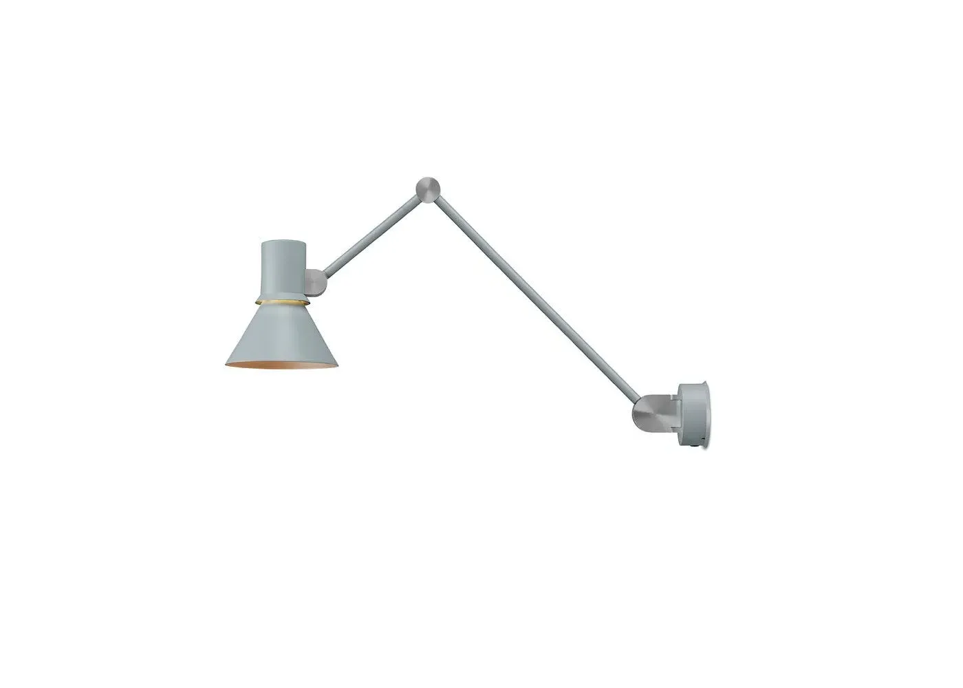 Long Arm Wall Light - Grey Mist, Metal image