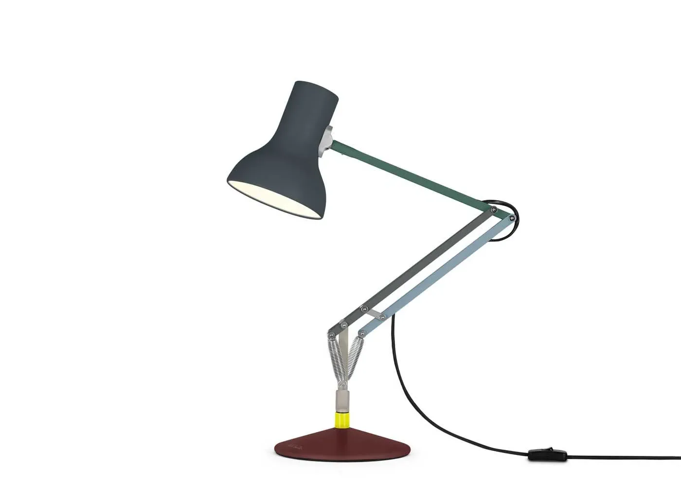 Mini Desk Lamp with Articulated Arm - Grey image