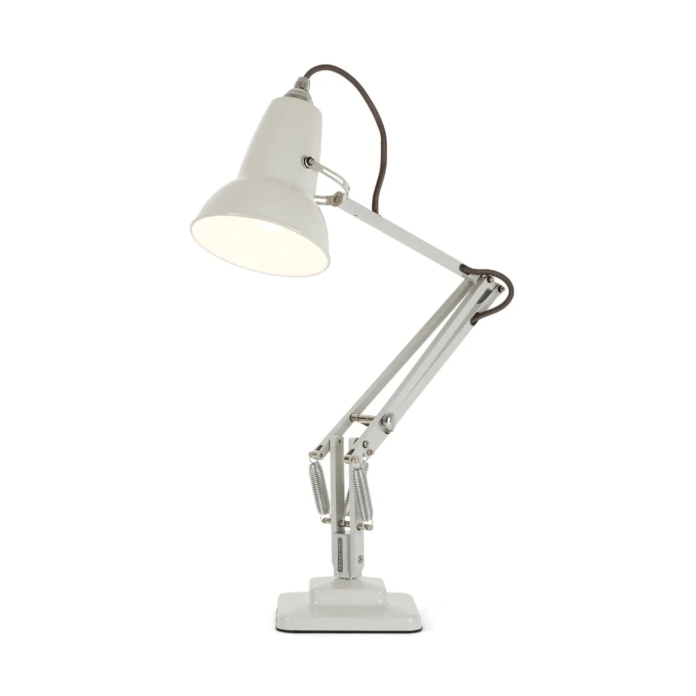 Mini Desk Lamp with Articulated Arms - White, Aluminium