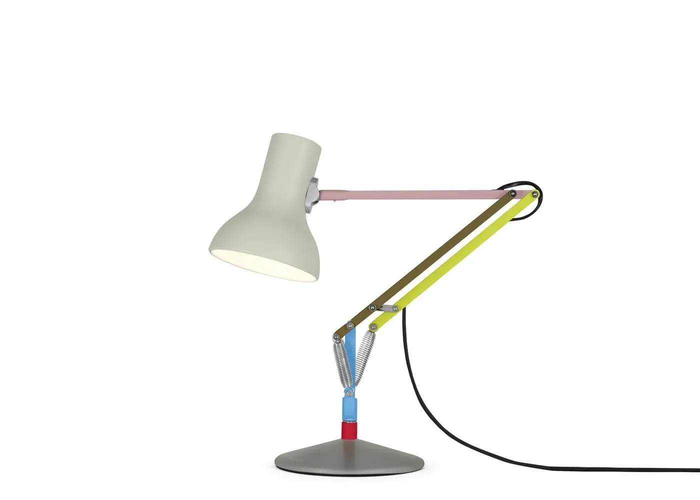 Mini Desk Lamp with Spring Arm - Multi, Aluminium image