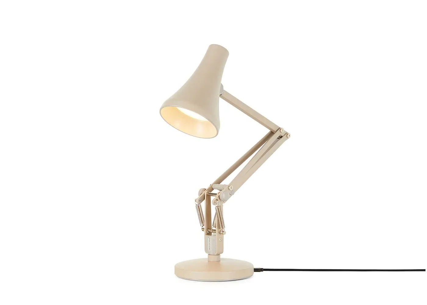 Mini LED Desk Lamp with Tilt - Beige image