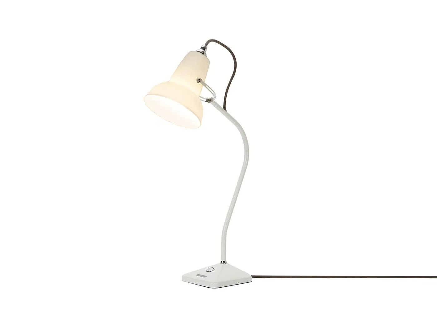 Mini Table Lamp Adjustable - White, Ceramic