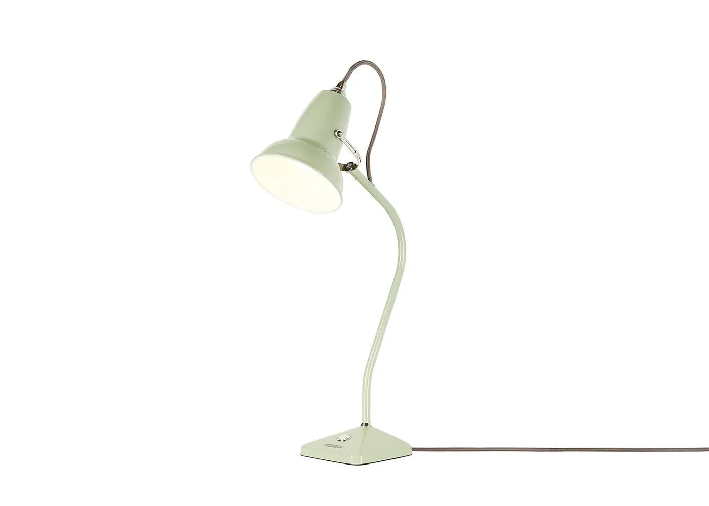 Mini Table Lamp with Adjustable Arm - Green