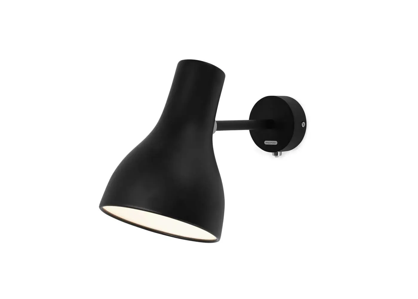 Mini Wall Light Adjustable Arm - Black, Metal image