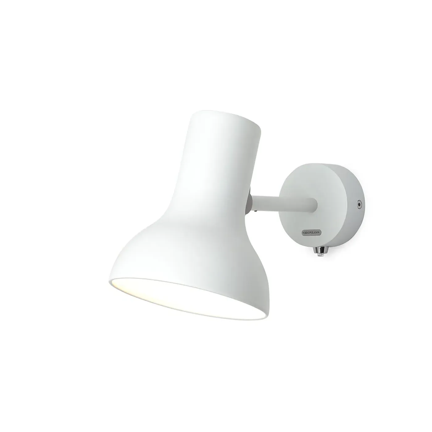 Mini Wall Light Adjustable Arm - White, Metal