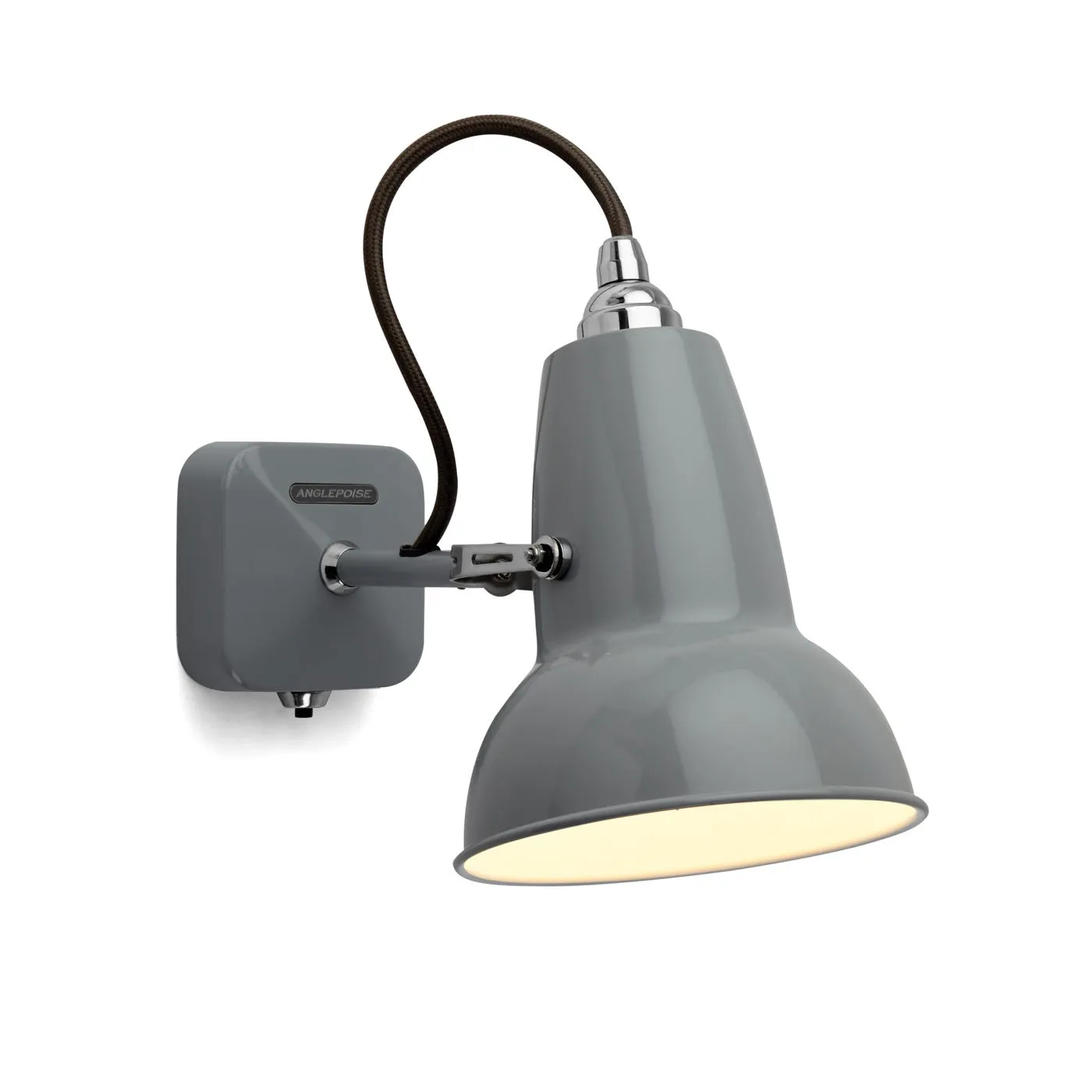 Mini Wall Light with Adjustable Arm - Grey