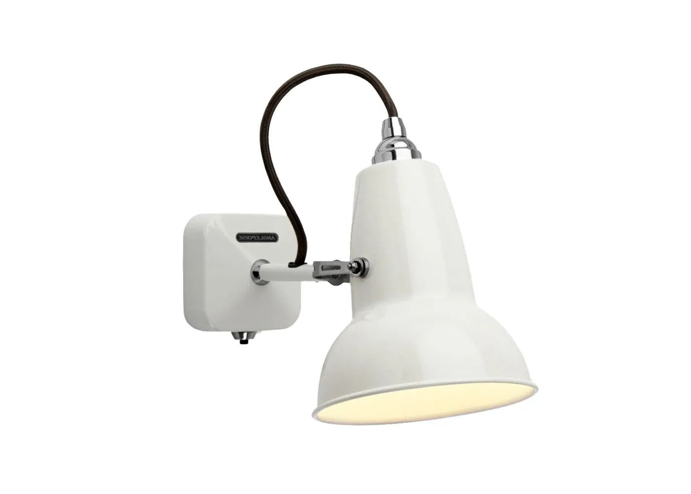 Mini Wall Light with Adjustable Arm - White