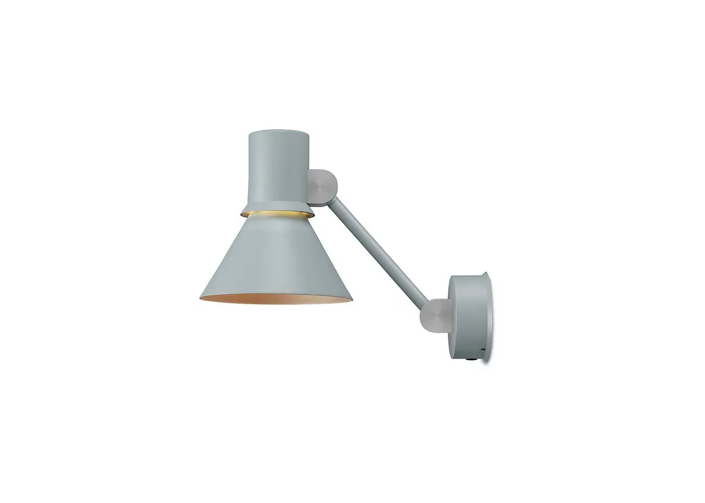 Short Arm Wall Light - Grey Mist, Metal image