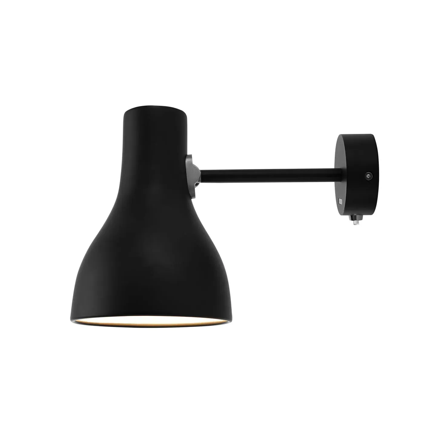 Wall Light with Adjustable Arm - Black, Metal image