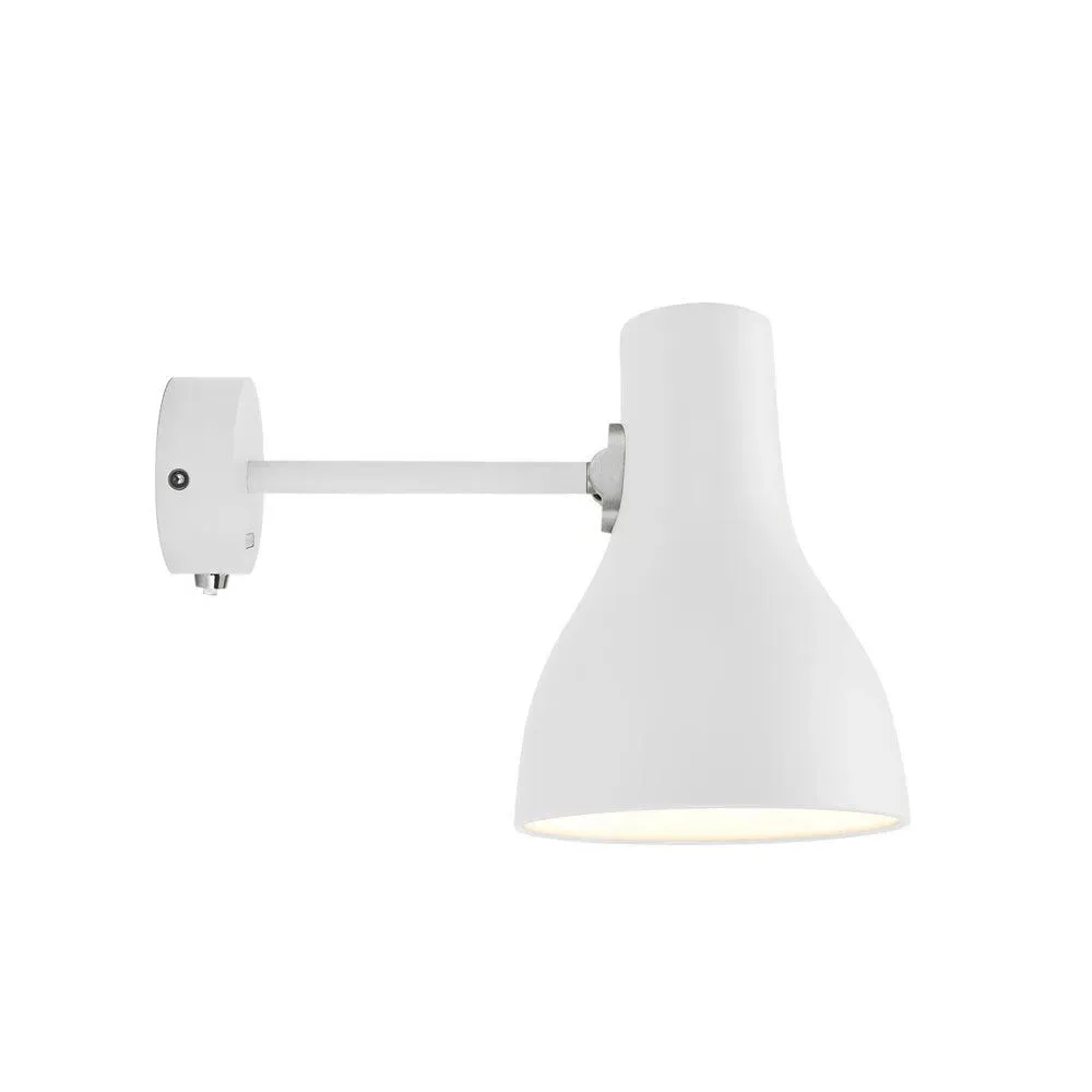 Wall Light with Adjustable Arm - White, Metal