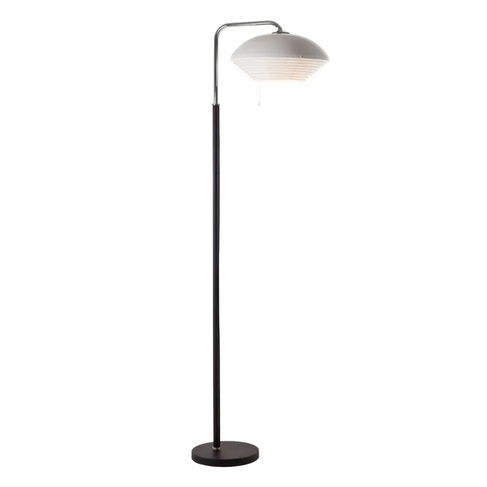 Floor Lamp with Shade - Nickel, Metal image
