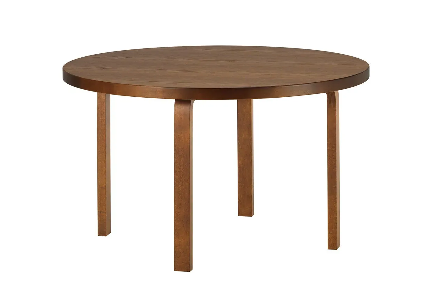 Round Dining Table - Walnut, Birch Wood image