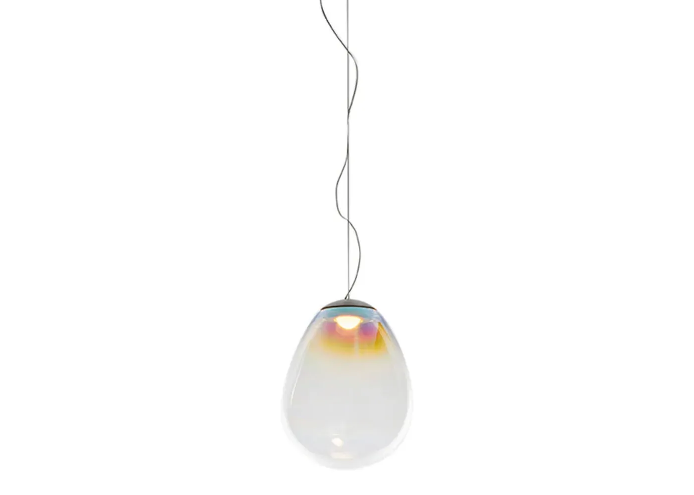 22cm LED Pendant Light - Clear, Dichroic image