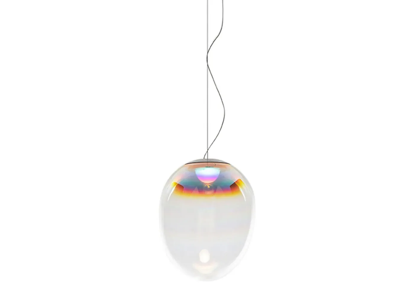 30cm LED Pendant Light - Clear, Dichroic