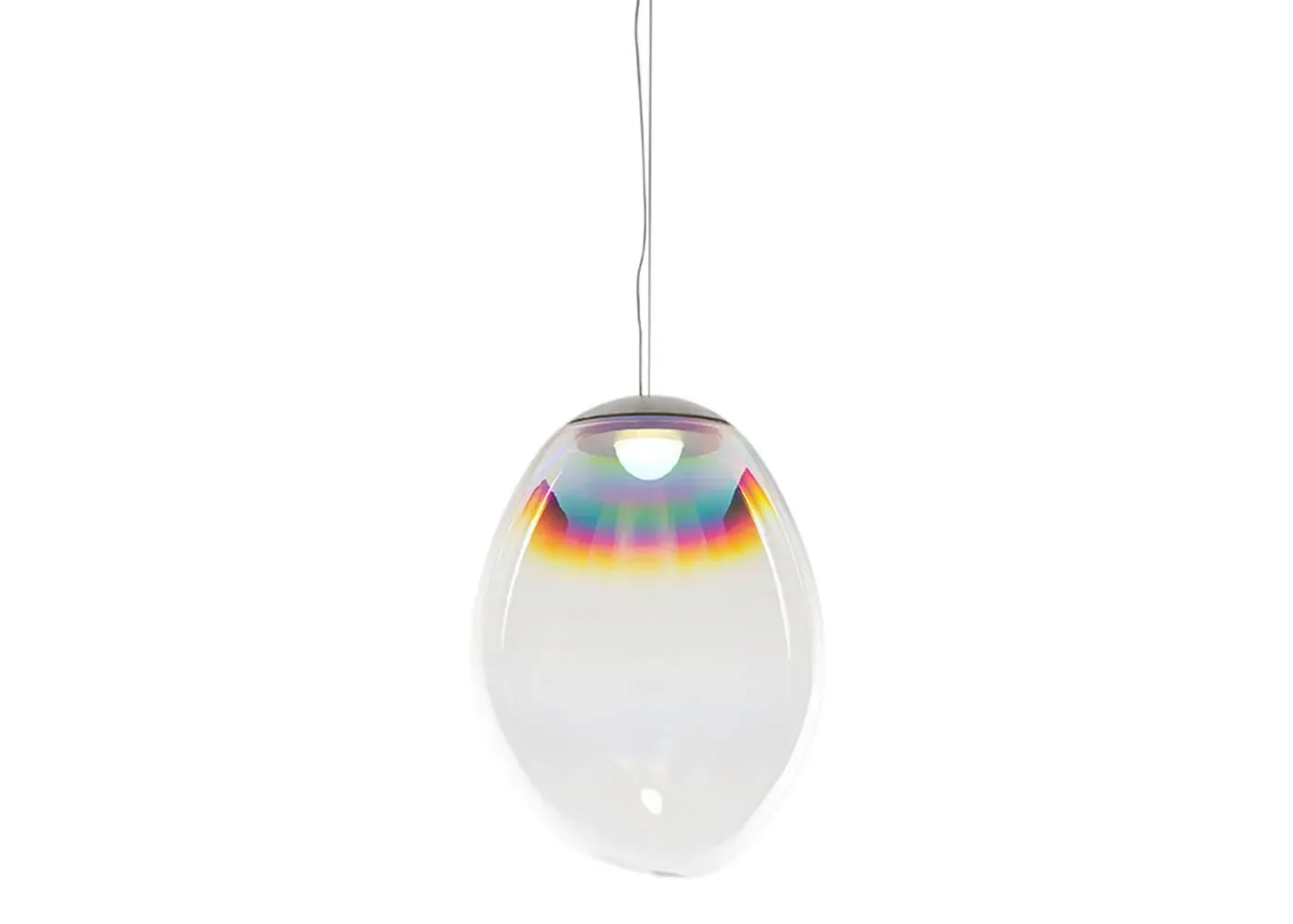 40cm LED Pendant Light - Clear, Dichroic