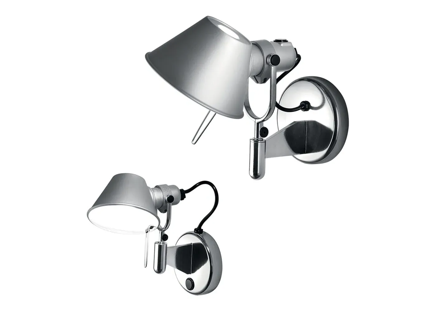 Adjustable Wall Light - Silver, Aluminium image